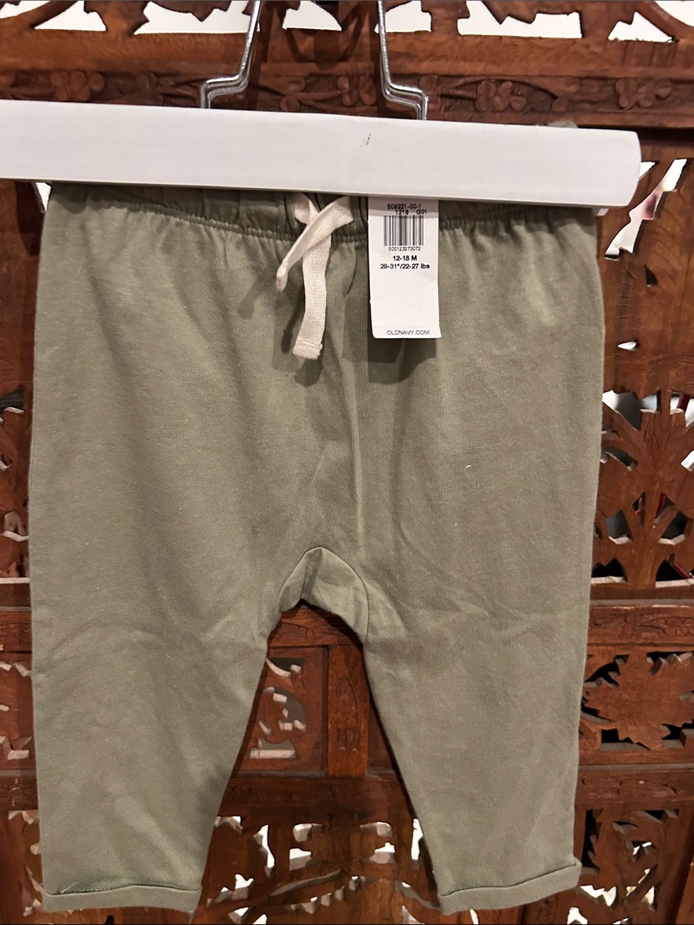 Old Navy Kids Olive Drawstring Casual Bottoms